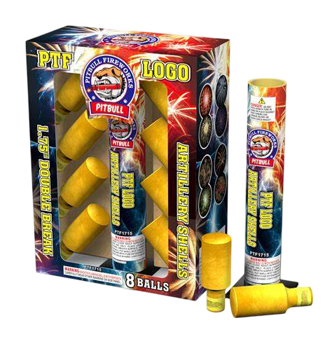 Traditional flower pot firecracker emitting colorful sparks